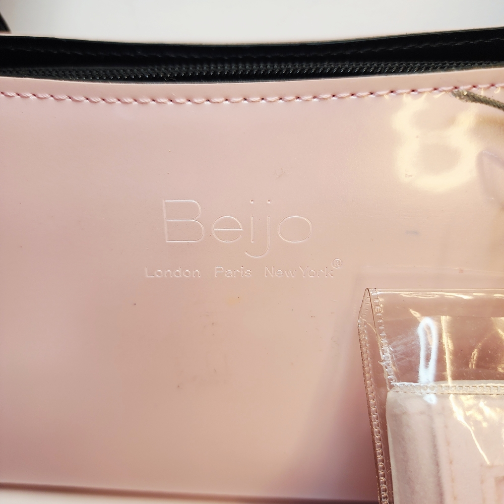 Pink and Black Women's Bag - Picture 2 of 11